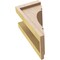 Ekena Millwork 6"W x 6"D x 12"H Wide Bryant Rough Cedar Woodgrain TimberThane Corbel, Primed Tan CORUR06X06X12BRYRCPR - alternate 2